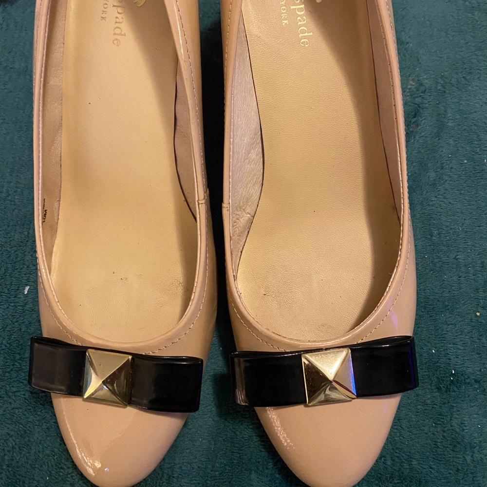 Gently used Nude Kate Spade shoes.